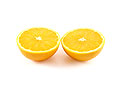 orange halves